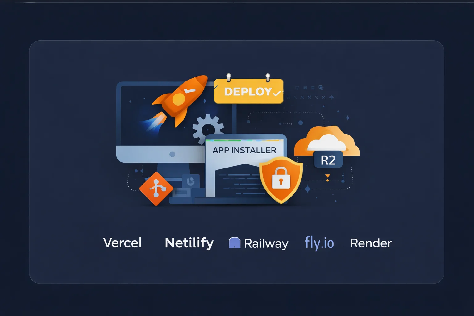 Kaiju Hub AI deployment, builds, and signing with Vercel, Netlify, Railway, Fly.io, and Render