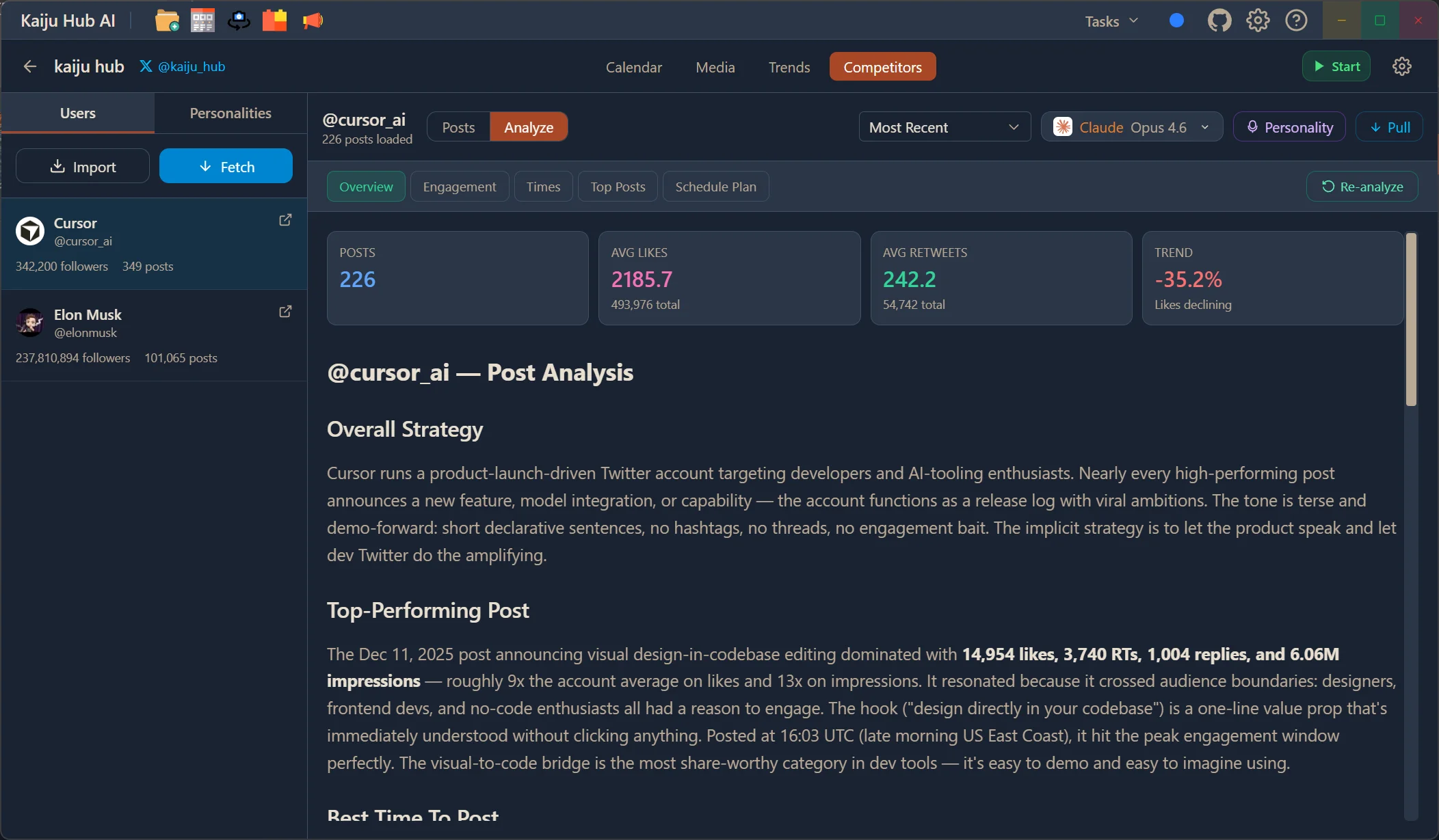 Competition Analysis