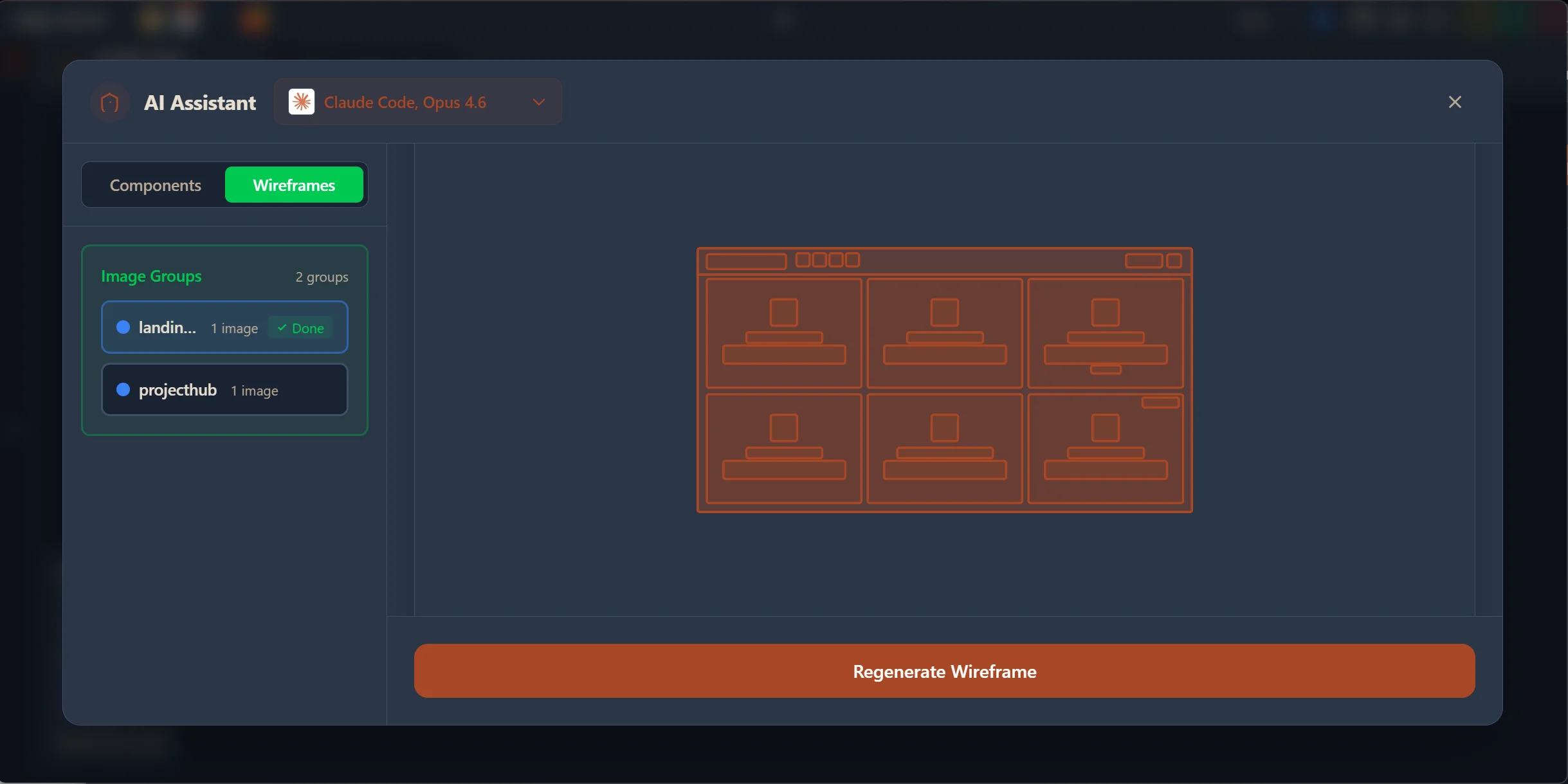 Code & Wireframe Generation