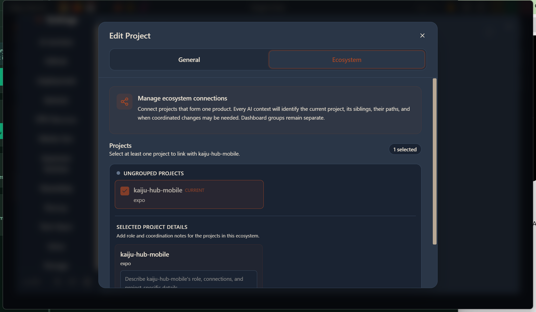 Link projects you already have